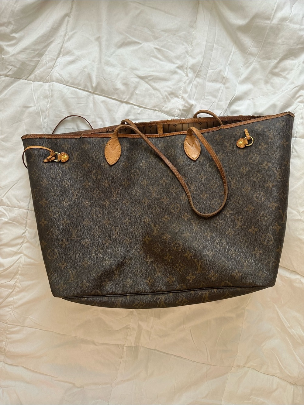 Louis Vuitton Brown Monogram Neverfull GM Canvas Tote - Picture 4 of 8
